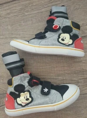 Zapatillas altas Disney Mickey Mouse para niños pequeños talla 10 Foto 1 de 4