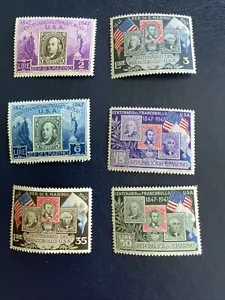 San Marino 1947 Full Set Of 6 MLH Stamps, XF Condition - Picture 1 of 8