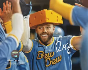 Milw. Brewers Infielder OWEN MILLER Signed 8x10 Photo #1 AUTO - Picture 1 of 1