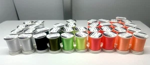 TEXTREME MIDGE THREAD 75 DEN / 36 SPOOL GUIDE LOT / FLY TYING THREAD FLY FISHING - Picture 1 of 2