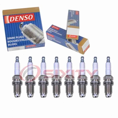 8 pc Denso Standard Spark Plugs for 1993-2001 BMW 740i 4.0L 4.4L V8 Ignition kr - Image 1 of 4