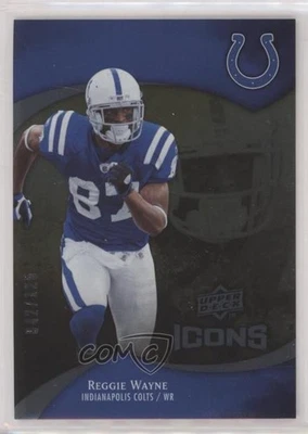 2009 Upper Deck Icons Silver Board /125 Reggie Wayne #92 - Image 1 of 2