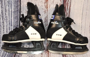 Pattini da ghiaccio CCM Rapide 101 Hockey misura bambino lame 9-7" - Foto 1 di 8