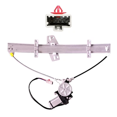 Front Right Window Regulator With 4 Pins Motor for Honda Civic EK 95-00 Sedan - image 1 of 3