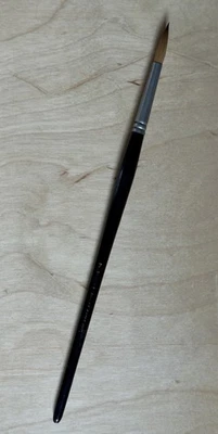 Pincel de acuarela Kolinsky Sable serie 7 vintage Winsor & Newton talla 7 Foto 1 de 4