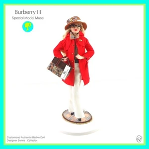 Barbie MODEL MUSE . THOMAS BURBERRY III Design . OOAK Collector . Boxed . NEW - Picture 1 of 20