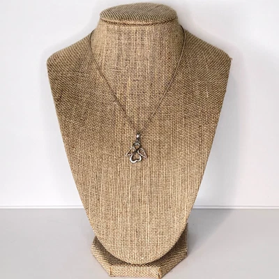 Collar Colgante Ángel Infinito Diamante Vintage JWBR 925 Plata de Ley Foto 1 de 4