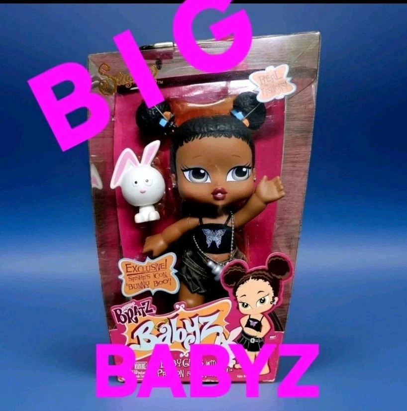HUGE Bratz Doll Sasha Babyz (includes Icono Bunny) AA Super RARE BRAND