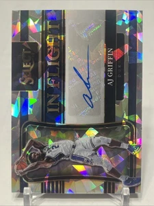 AJ Griffin 2022 Chronicles Select Draft In Flight Auto Cracked Ice Duke 21/22 - Picture 1 of 2