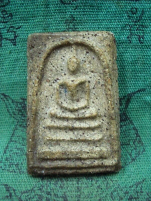 Talismán templo Phra Somdej Toh Wat Rakang antiguo amuleto de Buda tailandés Foto 1 de 4