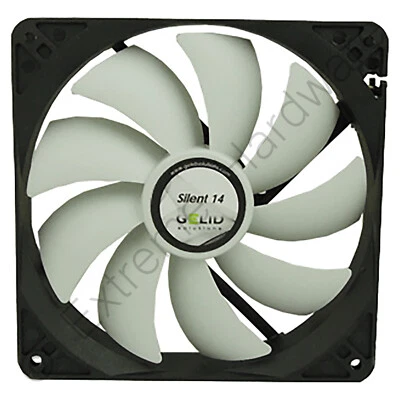 Gelid Solutions Silent 14 140mm Case Fan 1000 RPM, 64.8 CFM, 21 dBA, 3-Pin - Image 1 of 4