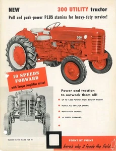 Utilitario IH International 300 con tractor TA de enganche rápido y folleto de implementación 4 piezas - Imagen 1 de 13
