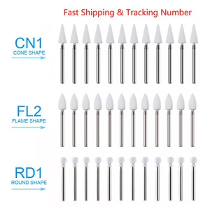 Fresas de pulido dentales de resina de porcelana de piedra blanca FG/fresas de acabado compuesto - Imagen 1 de 11