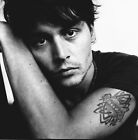 New Johnny Depp Betty Sue Tattoo B And W Photography Wall Art Print Poster Canvas