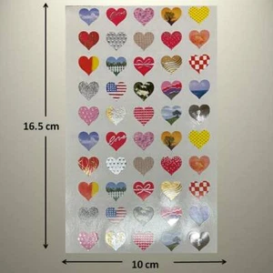Mrs Grossman's REFLECTIONS Sticker - 25th ANNIVERSARY HEARTS - Up to 20% Off - Picture 1 of 1
