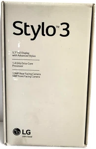 LG Stylo 3 LS777 16GB Black Smartphone, Good Sprint Unlocked* Please Read - Picture 1 of 8