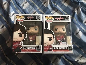 NUEVO Y SELLADO FUNKO POP #10 Y #59 NHL ALEX OVECHKIN WASHINGTON CAPITALES - Imagen 1 de 5