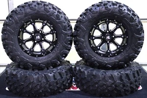 HONDA RUBICON 500 IRS 28" CARNIVORE RADIAL ATV TIRE & 14" HL4 WHEEL KIT IRS1CA - Picture 1 of 7