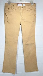OLD NAVY Girl's Beige Adjust Waist Reg Fit Bootcut Stretch Corduroy Pants sz 14 - Picture 1 of 9