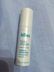 12 X BLISS TRIPLE OXYGEN RADIANT PROTECTION ENERGIZING SERUM - 0.16 OZ/5 ML EACH - Picture 1 of 1