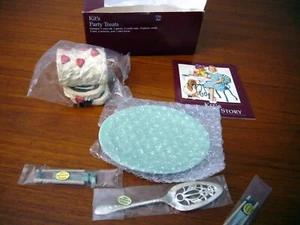American Girl Doll Kit's Party Treat Cake Roll Platter Server Fan Box Incomplete - Picture 1 of 7
