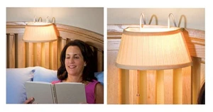 Over the Bed Light With Shade, Retro Style Headboard Lamp For Night Time Reading - Picture 1 of 1
