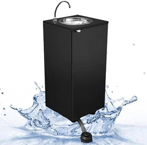 Lavello Autonomo a pedale certificato mod. Basic Wenghè con acqua calda - Imagen 1 de 7