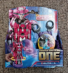 Hasbro Transformers One Robot Battlers Elita-1 Action Figure 4.5 Inch 2024 New - Picture 1 of 2