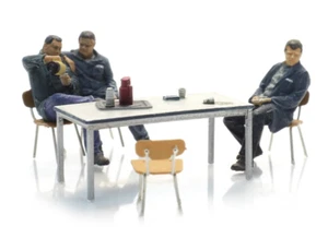 Artitec 5870084 - 1:87: Stahlarbeiter - Mittagspause - NEU + OVP - Bild 1 von 5