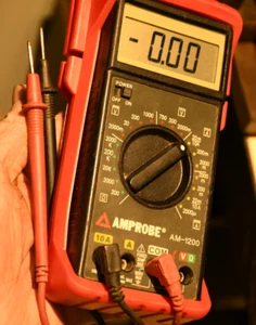 Amprobe AM-1200 cavi multimetro digitale usato #am1200 - Foto 1 di 10
