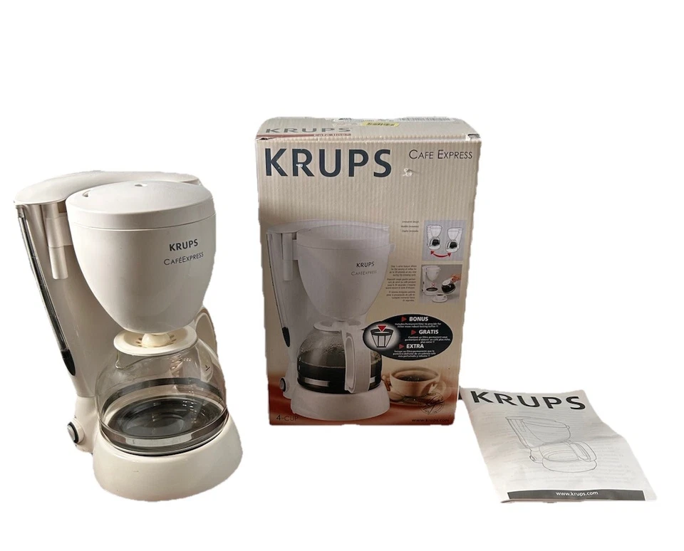 Cafetera Krups Café Express 4 tazas blanca Foto 1 de 4
