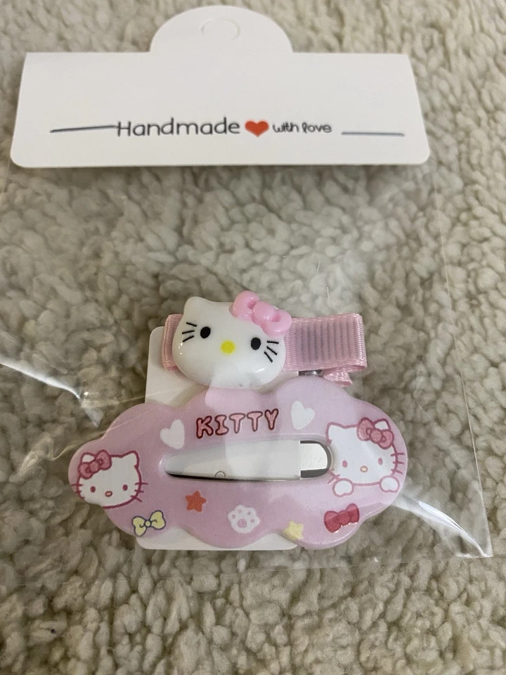 Pinzas para el cabello Hello Kitty accesorios para el cabello niñas rosa Foto 1 de 1