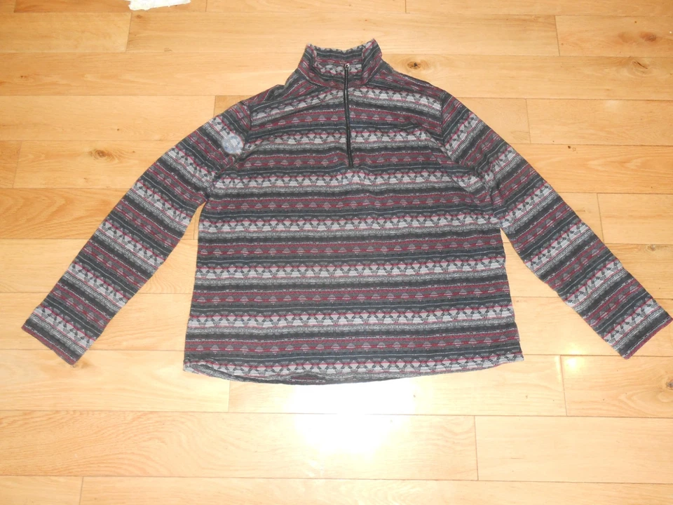 Camisa Pullover Para Mujer Woolrich Multicolor 1/4 Cremallera XL Manga Larga Cuello Simulado Foto 1 de 1