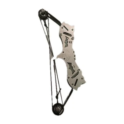 Mini arco compuesto de metal (arco MINI, NO tamaño completo) Foto 1 de 2