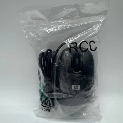 HP 3 BUTTON WIRED Optical MOUSE 5188-6230 MOBJKO New Sealed - Image 1 of 2