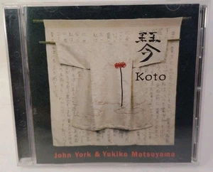 John York & Yukiko Matsuyama-Koto 2003 CD IS OUT OF PRINT! NO CD OPTIONS 9/5/25 - Picture 1 of 4