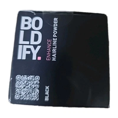 Boldify Enhance Hairline Powder Black Shade New Boxed Hair Touch Up Hair Color  - Image 1 of 4