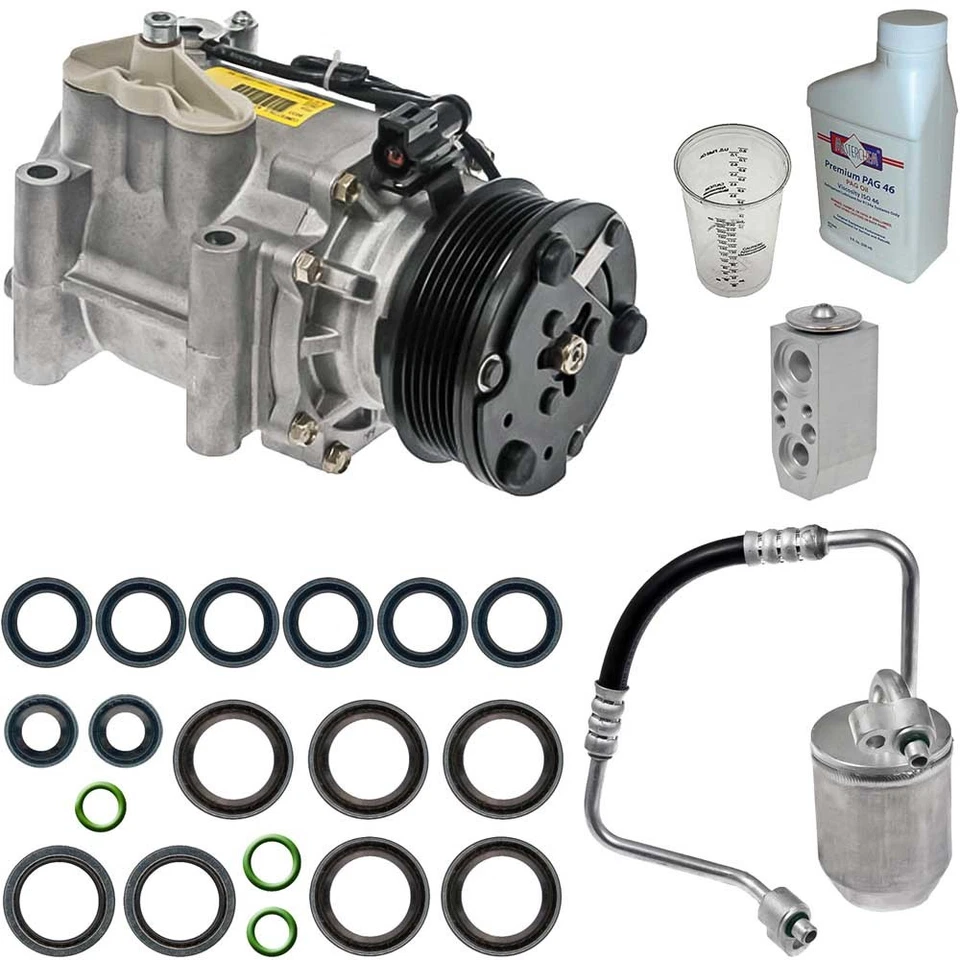 Compresor de aire acondicionado Omega para Saturn Vue 2004 con kit de reparación de aire acondicionado CSW Foto 1 de 1