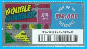 Boleto rascador de lotería OHIO 1992 doble duplicador sin rayar y como nuevo apuesta - Imagen 1 de 2