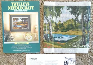 Twilleys of Stamford Needlecraft Kit arazzo in rilievo "Betulle d'argento" NO FILATO - Foto 1 di 5