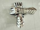 Pure Stainless Steel Armour Medieval Crusader Arm Gloves Halloween Gift