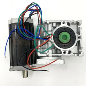 3Nm CNC Stepper Motor Nema23 L112mm w/ Worm Gearbox 15:1 Speed Reducer Kit - Bild 1 von 11