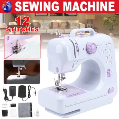 Portable Sewing Machine with 12 Built-in Stitches for Beginner Kids Family Daily - image 1 of 4