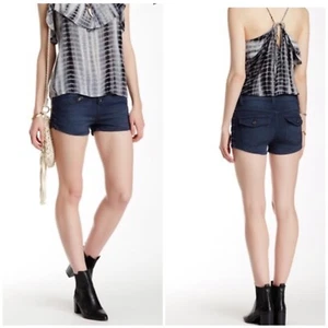 Neu mit Etikett Free People Lone Ranger beschichtete Shorts Boho kantig Größe 27 - Bild 1 von 12