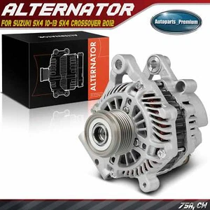 Alternator for Suzuki SX4 2010-2013 SX4 Crossover 2012 12V 75A CW Auto CVT Trans - Picture 1 of 9