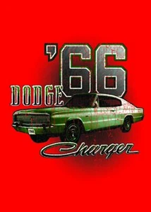 Adult DryBlend® T-Shirt - DODGE PLYMOUTH 66 CHARGER HOT ROD - Picture 1 of 62