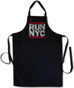 RUN NYC GRILLSCHÜRZE KOCHSCHÜRZE New York City Run Fun DMC Marathon Hip Hop - Picture 1 of 1