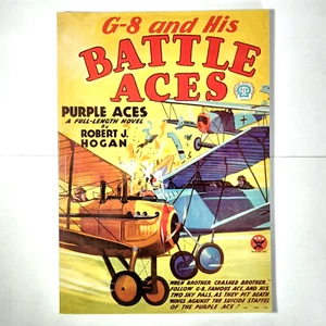 G-8 And His Battle Aces #2 Purple Aces reprint Robert J. Hogan Adventure House - Imagen 1 de 6