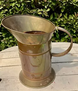 VINTAGE GROSSER KUPFER UND MESSING KRUG - Bild 1 von 5