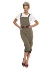 Smiffys WW2 Land Girl Costume, Khaki (Size X1) (US IMPORT)